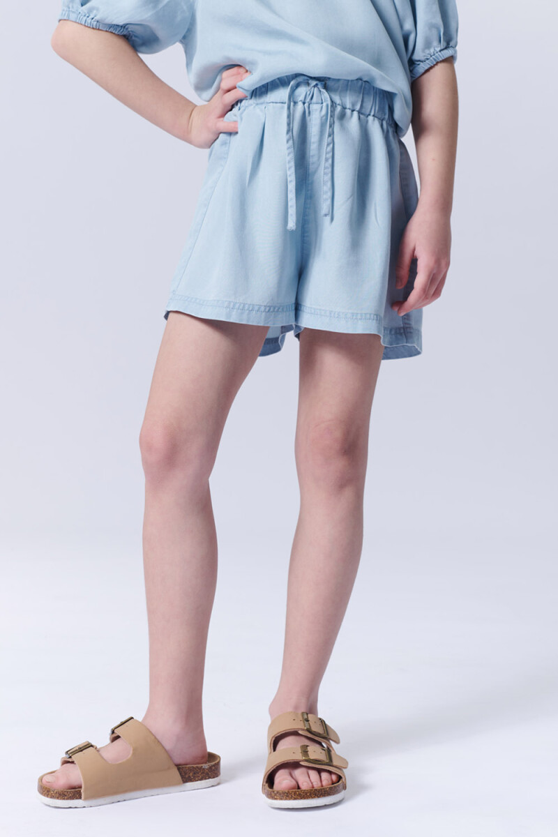 Short lyocel Celeste