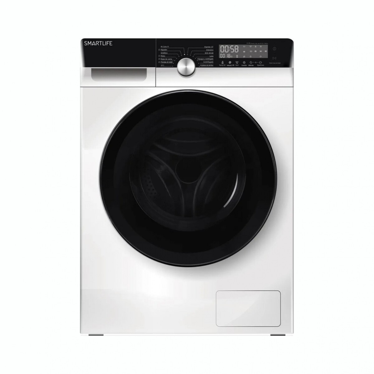 Lavarropas Inverter SMARTLIFE SL-WMFL12INV2 Carga Frontal Capacidad 12Kg 