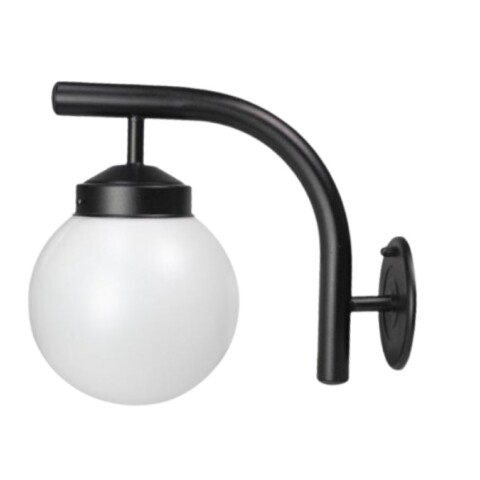 APLIQUE GLOBO 10CM E27 PLASTICO - NEGRO APLIQUE GLOBO 10CM E27 PLASTICO - NEGRO