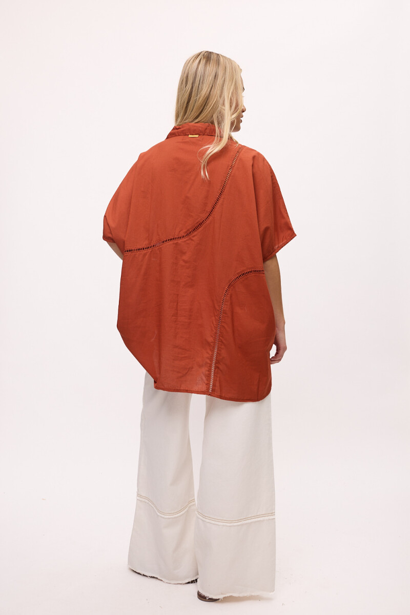 Camisa Tuscan Terracota
