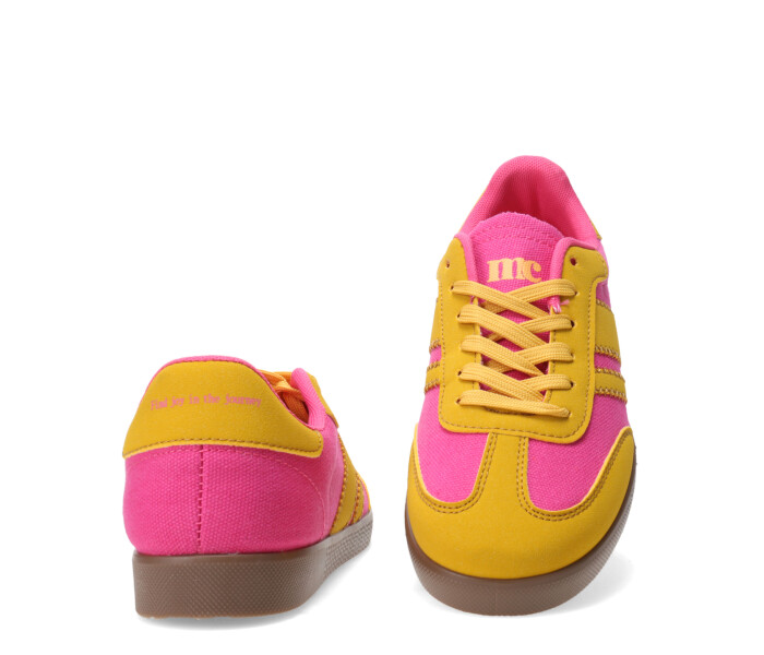 Championes de Mujer Miss Carol BEL con rayas Fucsia