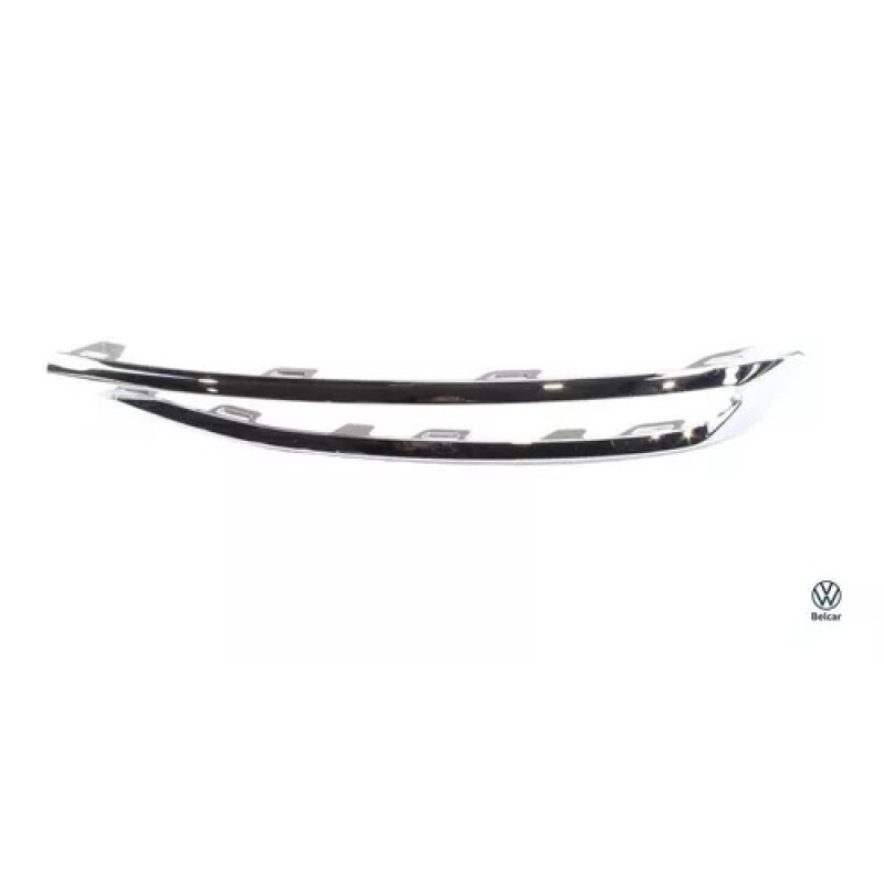 MOLDURA DE PARAGOLPE TRASERA IZQUIERDA VIRTUS (CROMADA) Moldura De Paragolpe Trasera Izquierda Virtus (cromada)