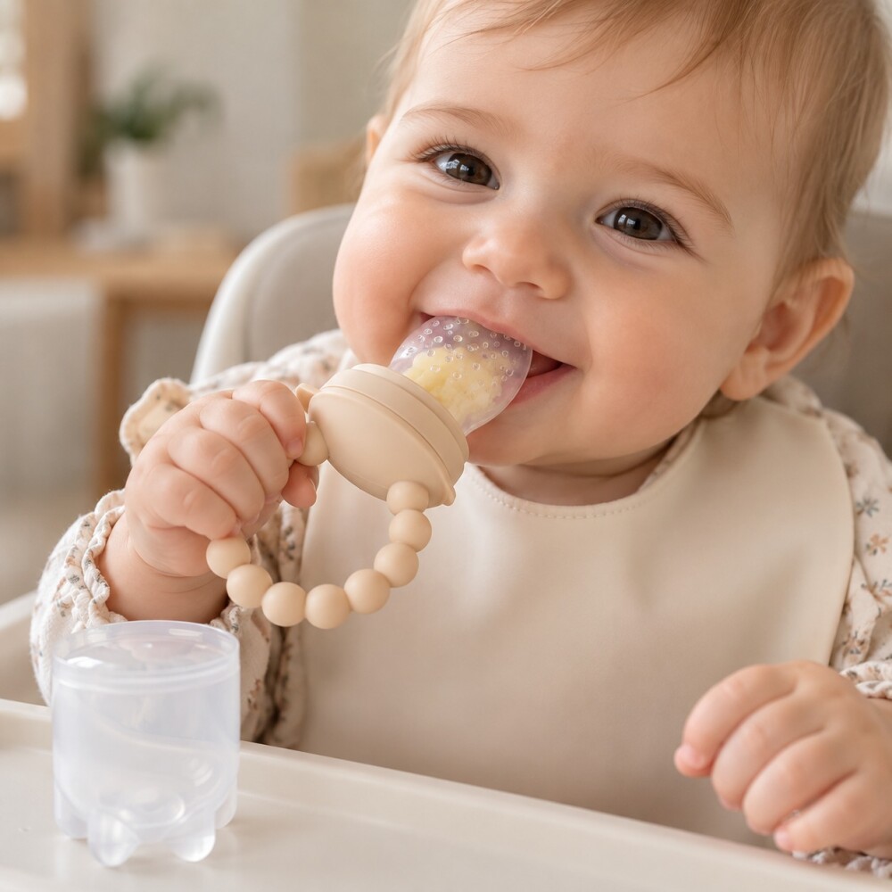 Mordillo alimentacion MOON beige