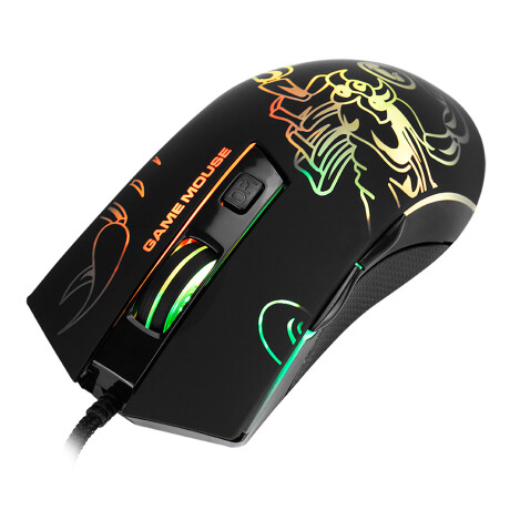 Marvo - Mouse Gaming Scorpion M209 - 7 Colores Luz de Fondo. 6400 Dpi. 6 Botones. 001