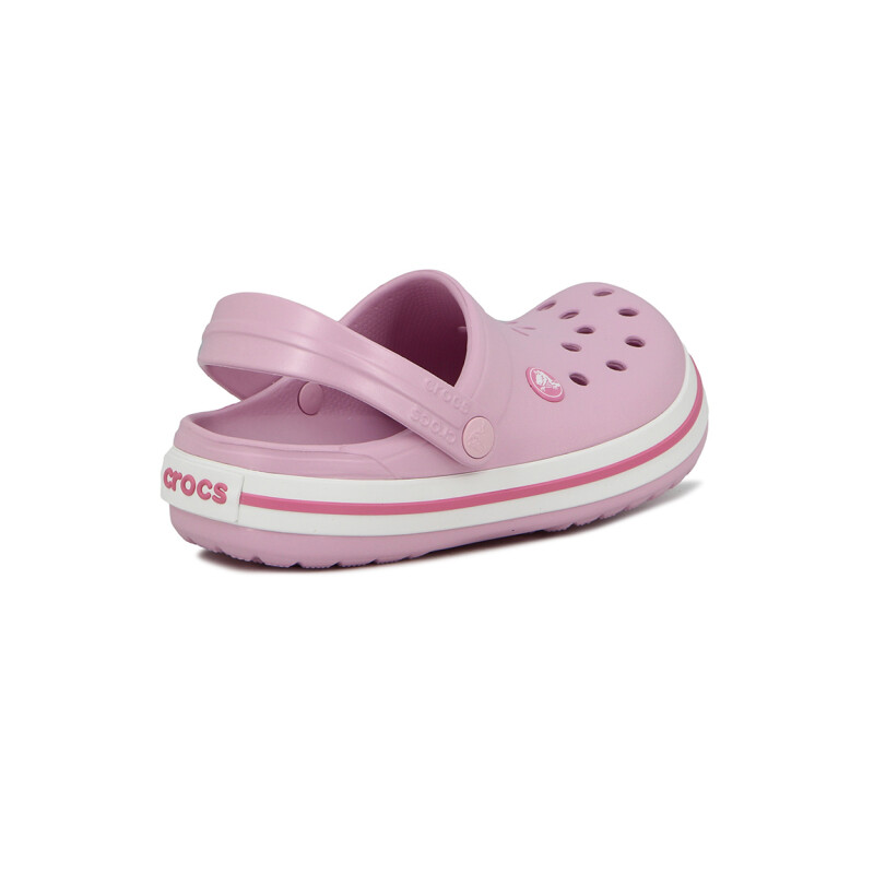Zuecos Niña Crocs Band Rosa Claro