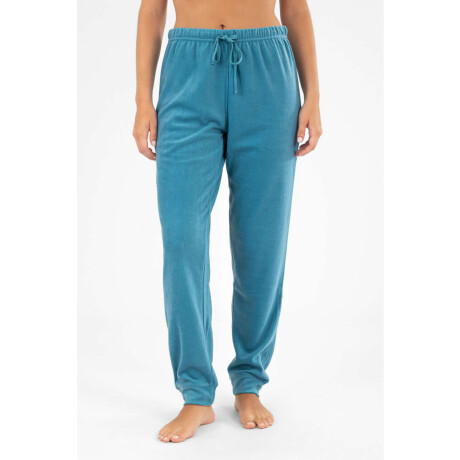 Pantalon polar mujer Petrol
