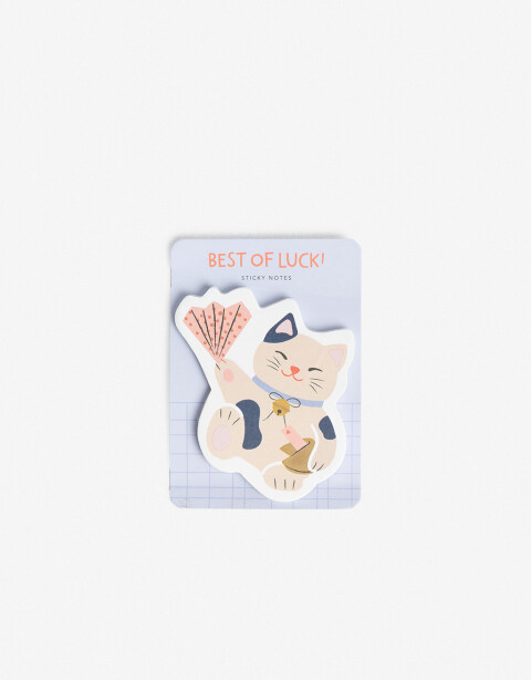 Útiles Varios Útiles Set De Notas Autoadhesivas "lucky Cats" - Combinacion Multicolor