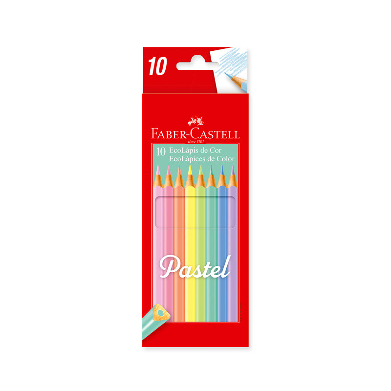 Lápices De Colores x10 Pastel Faber-Castell #Lápices De Colores Faber-Castell x 10 Pastel