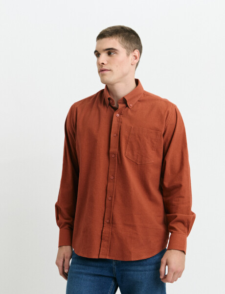012639 CAMISA HARRY Ladrillo