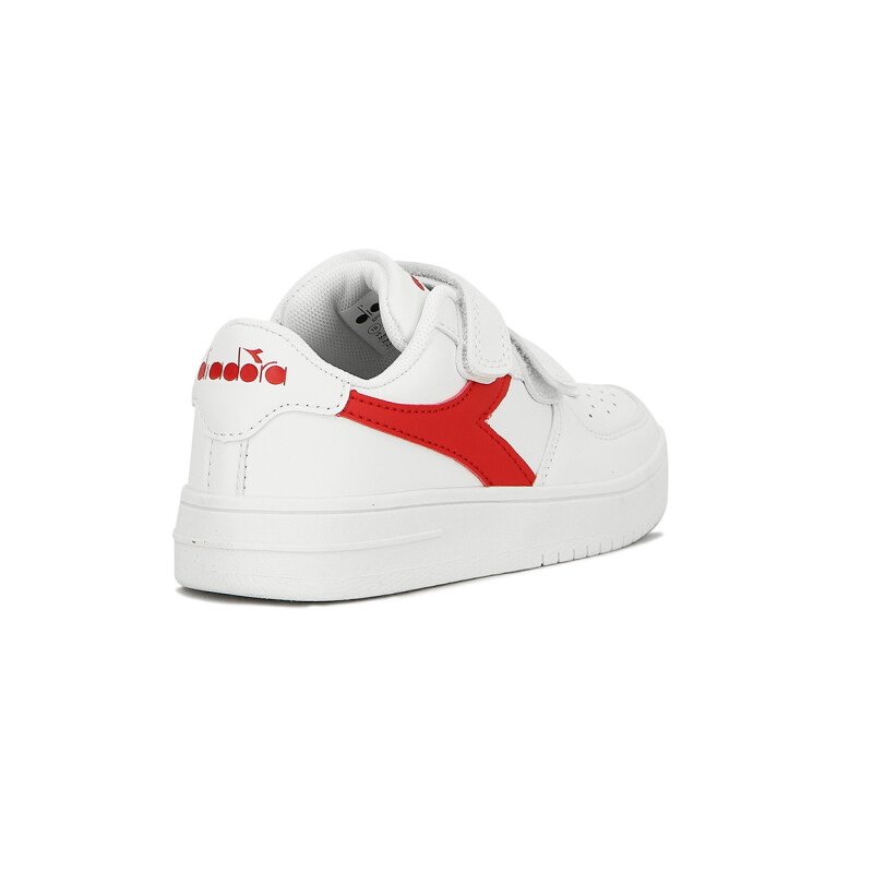 Diadora Champion Lifestyle Spitfire Con Velcro Niño - Blanco/Rojo Blanco-Rojo