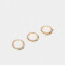 Sets Anillos Con strass Set De Anillos Con Strass - Dorado