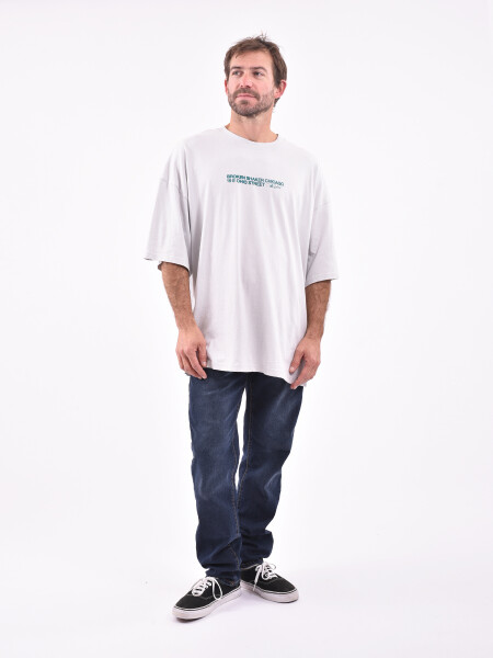 REMERA DUST GRIS CLARO