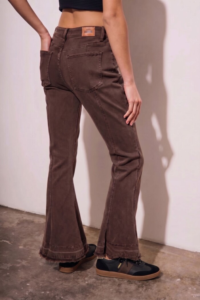 Jean Flare Chocolate