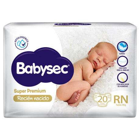 Pañales Babysec Recien Nacido Rn X 20 Pañales Babysec Recien Nacido Rn X 20