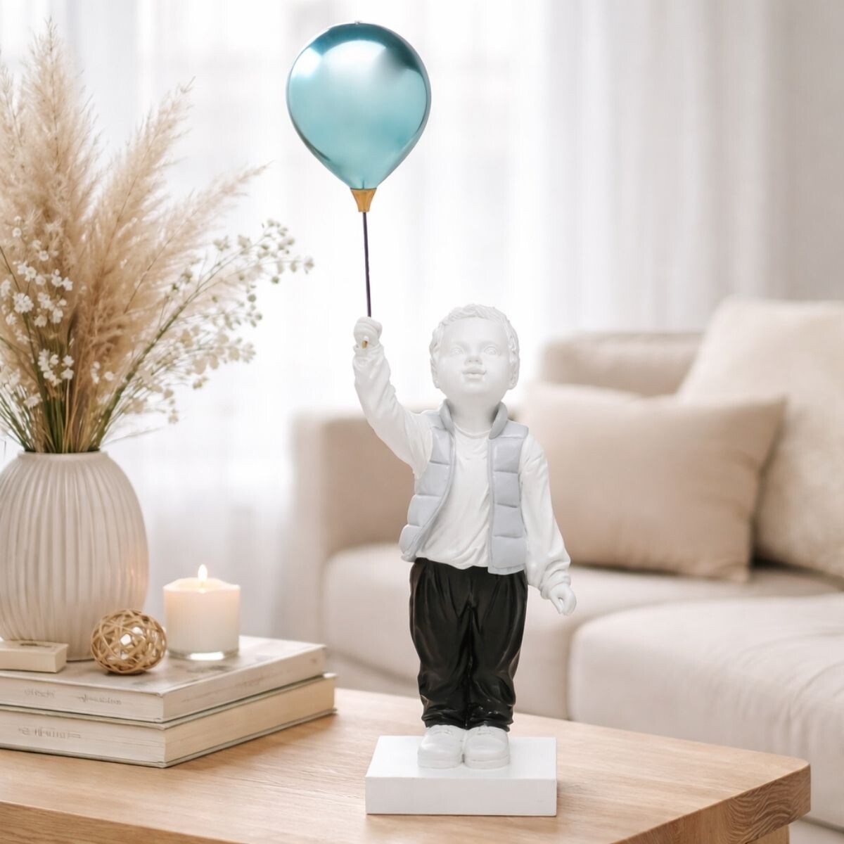 DECORACION BALLOON BOY Blanco 