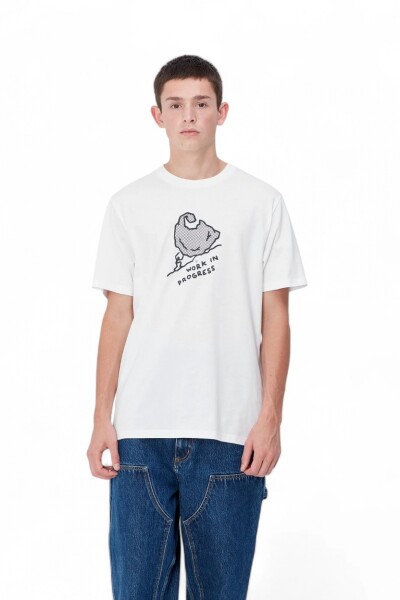 S/S MOVE ON UP T-SHIRT Blanco