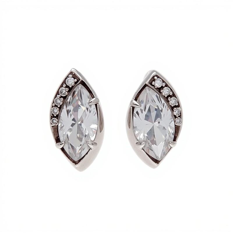 Caravanas con Piedra-Plata 925-Piedra Zirconia-CA3005 conpiedra
