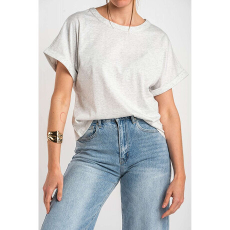 Remera Gris Melange