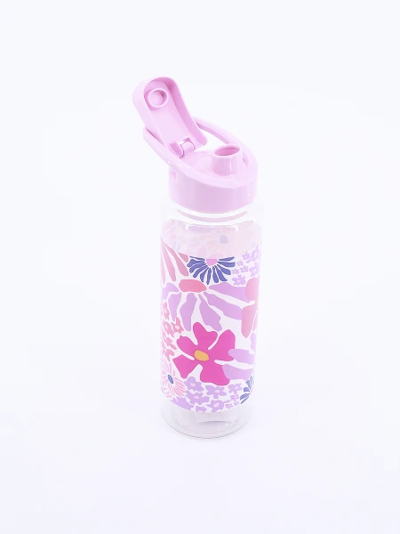 BOTELLA FLOWERS ROSADO