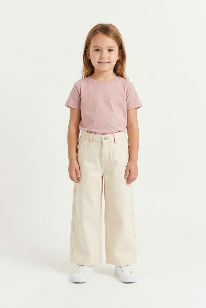 Pantalon wide leg - Crudo 