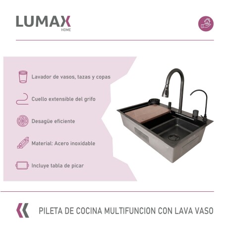 Pileta de Cocina Acero Inox Multifuncional Pileta de Cocina Acero Inox Multifuncional