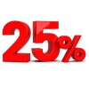 25% DE DESCUENTO