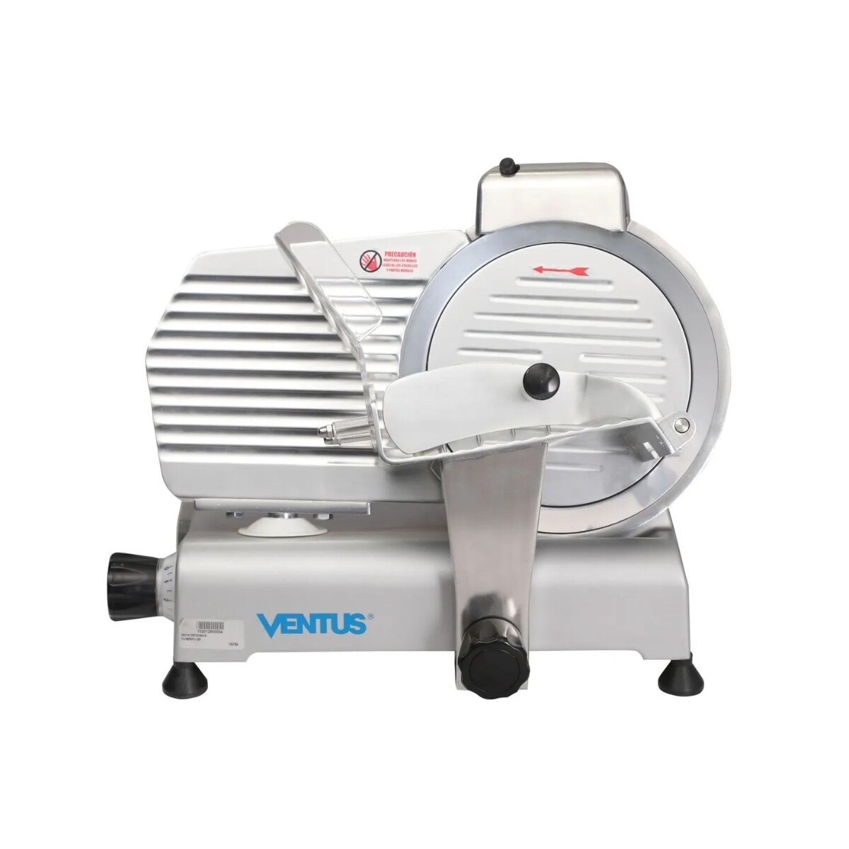 Cortadora de fiambre 250mm inox Ventus V-250 