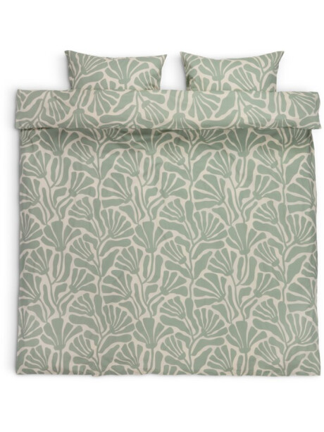 Juego funda nórdica ELINE 240x220 verde Juego funda nórdica ELINE 240x220 verde