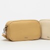 Bandolera Adisa En Efecto Cuero Beige