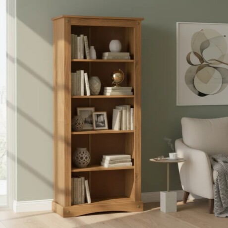 Estantería Biblioteca Lumax 5 Niveles 180x80x38 cm Estantería Biblioteca Lumax 5 Niveles 180x80x38 cm