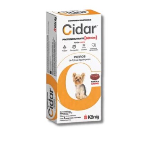 CIDAR PERROS 1,5 A 3 KG Unica