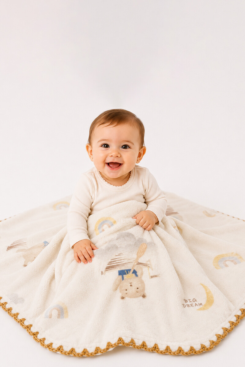 Manta estampada para bebé - Osos 