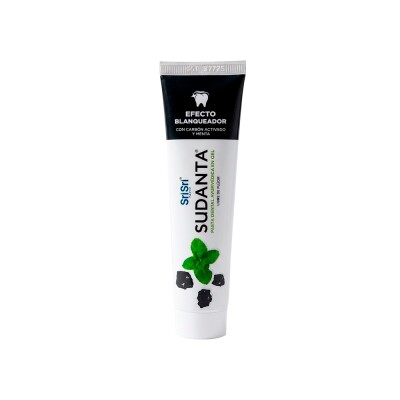 Pasta Dental Carbón Y Menta Sri Sri 200g Sudanta Gel Menta 200g