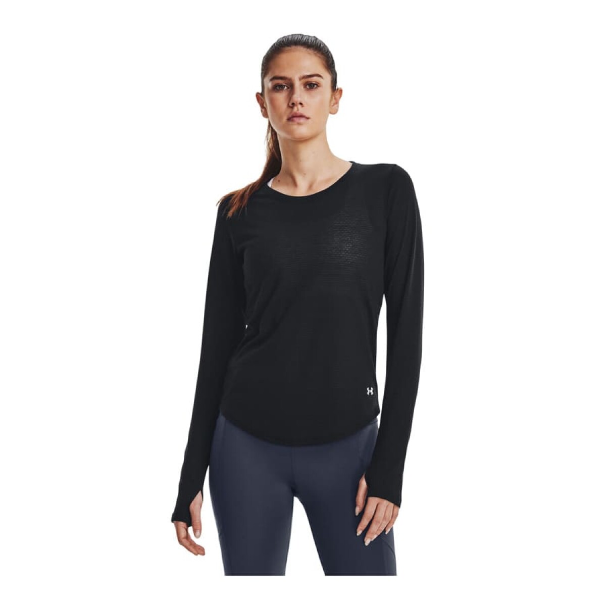 Remera Under Armour Streaker de Mujer - 804A001N110 - Negro 
