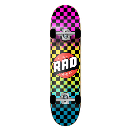 Skate Completo Rad Progressive - Checkers 8.0" - Rasta Skate Completo Rad Progressive - Checkers 8.0" - Rasta