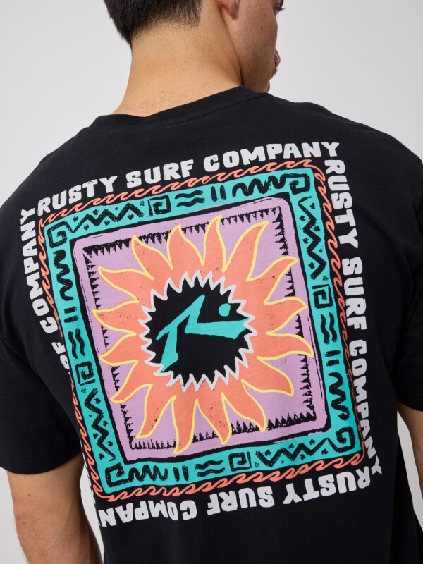 T-SHIRT ILKIAN RUSTY Negro