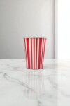 Vaso polipapel 8 oz ROJO LINES
