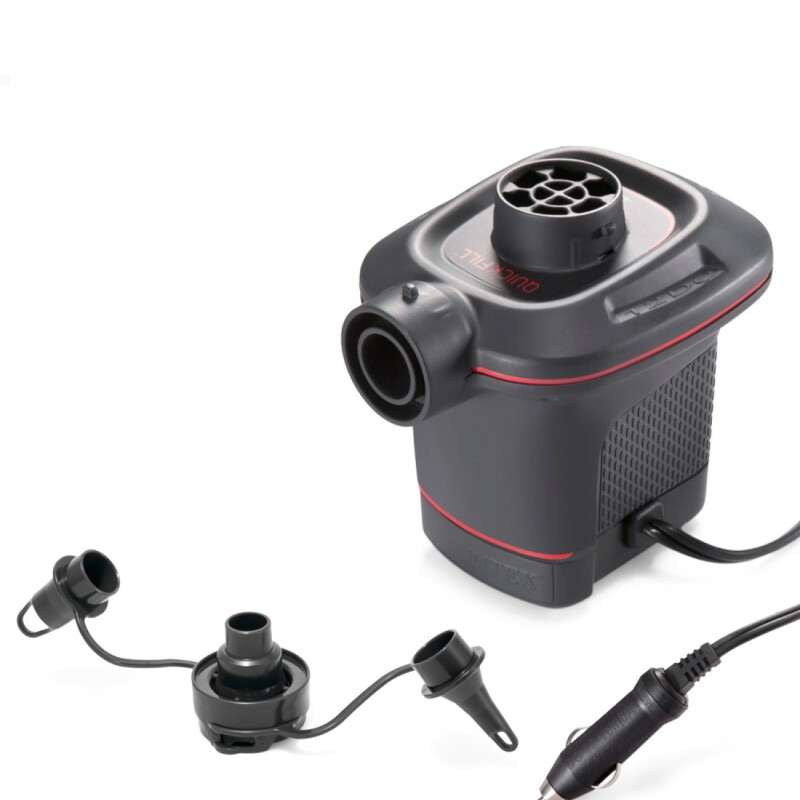 INTEX INFLADOR ELÉCTRICO QUICK FILL 12 VOLTS + 3 BOQUILLAS ADAPTADORAS Intex Inflador Eléctrico Quick Fill 12 Volts + 3 Boquillas Adaptadoras