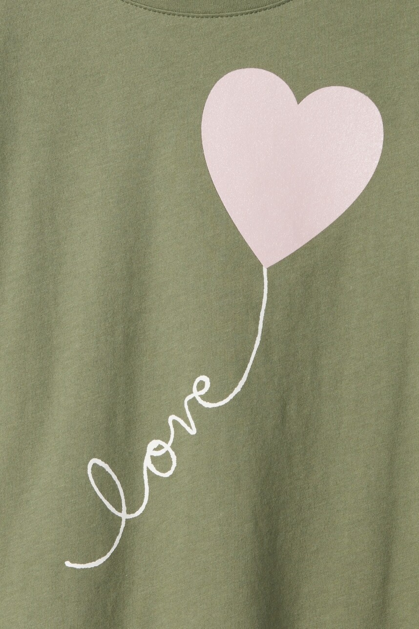 Remera Gráfico Toddler Niña Walden Green