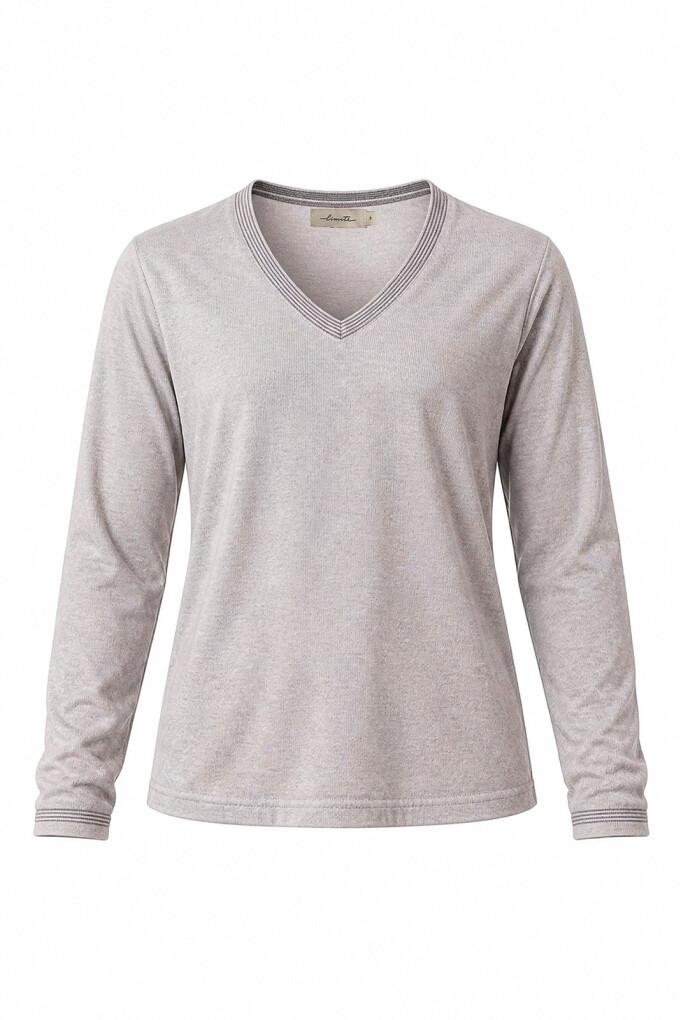 REMERA QUINTO M/L BEIGE