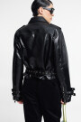 CHAQUETA BIKER Negro