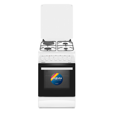 OUTLET - Cocina ENXUTA CENX5546W Combinada 3 Hornallas Un Disco Grill OUTLET - Cocina ENXUTA CENX5546W Combinada 3 Hornallas Un Disco Grill