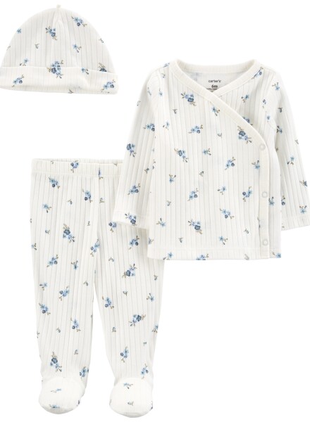 SET CON REMERA Y PANTALÓN CON GORRO A JUEGO ALGODÓN NIÑA-BB CARTERS COMBINACION 1