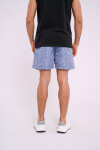 Short de baño estampado Celeste