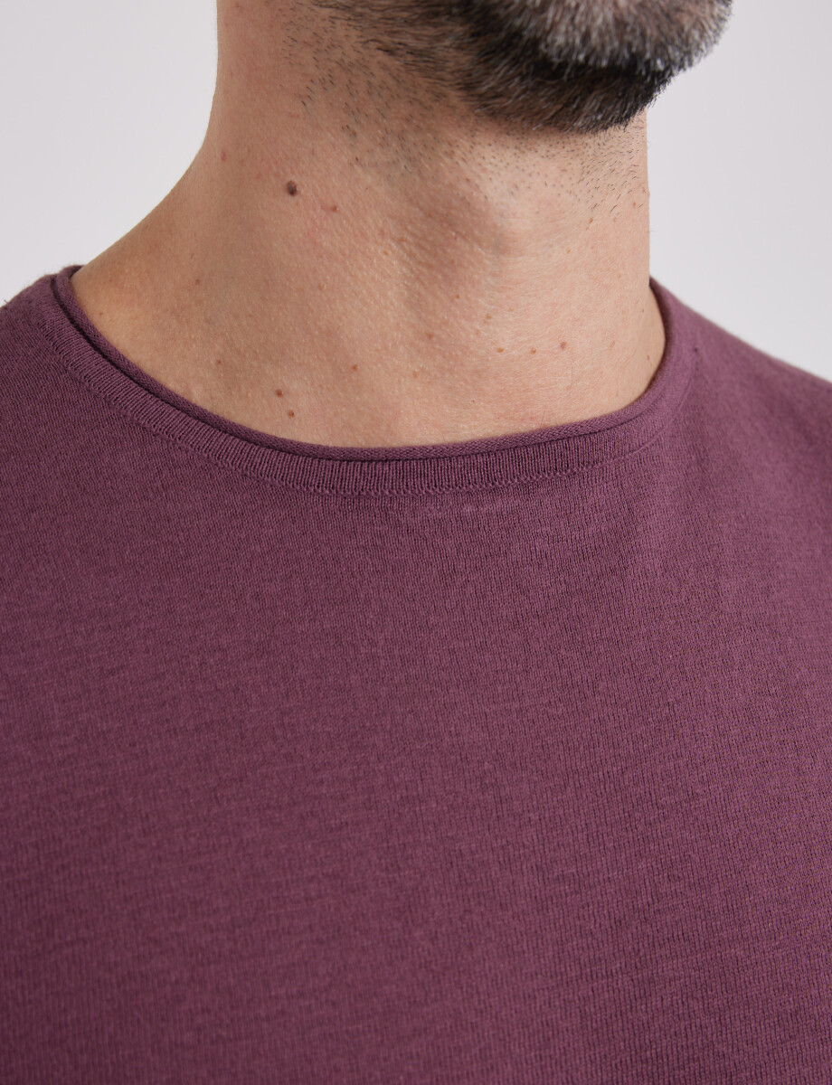 470654 SWEATER Bordo