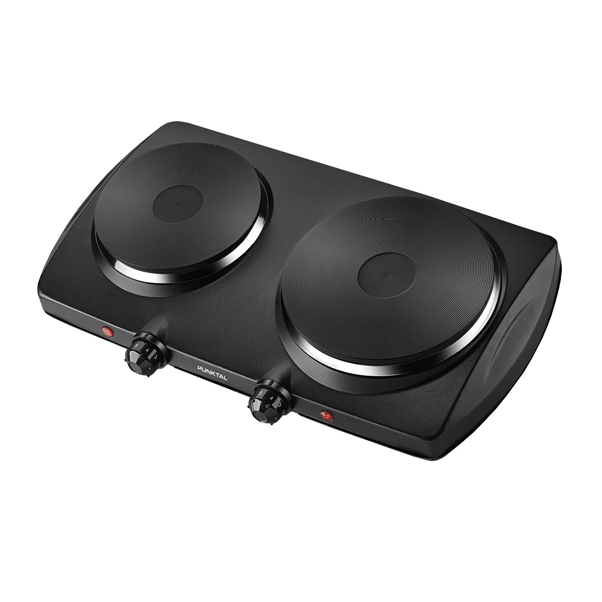 Anafe Doble Eléctrico Punktal Pk-pc 02 - ANAFE ELECTRICO PUNKTAL PK-PC02 NEGRO 