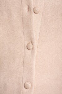 Camisa Gamuza Cuero Vegano Rosa