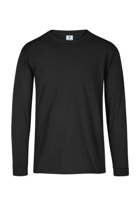 Camiseta a la base niño manga larga Negro