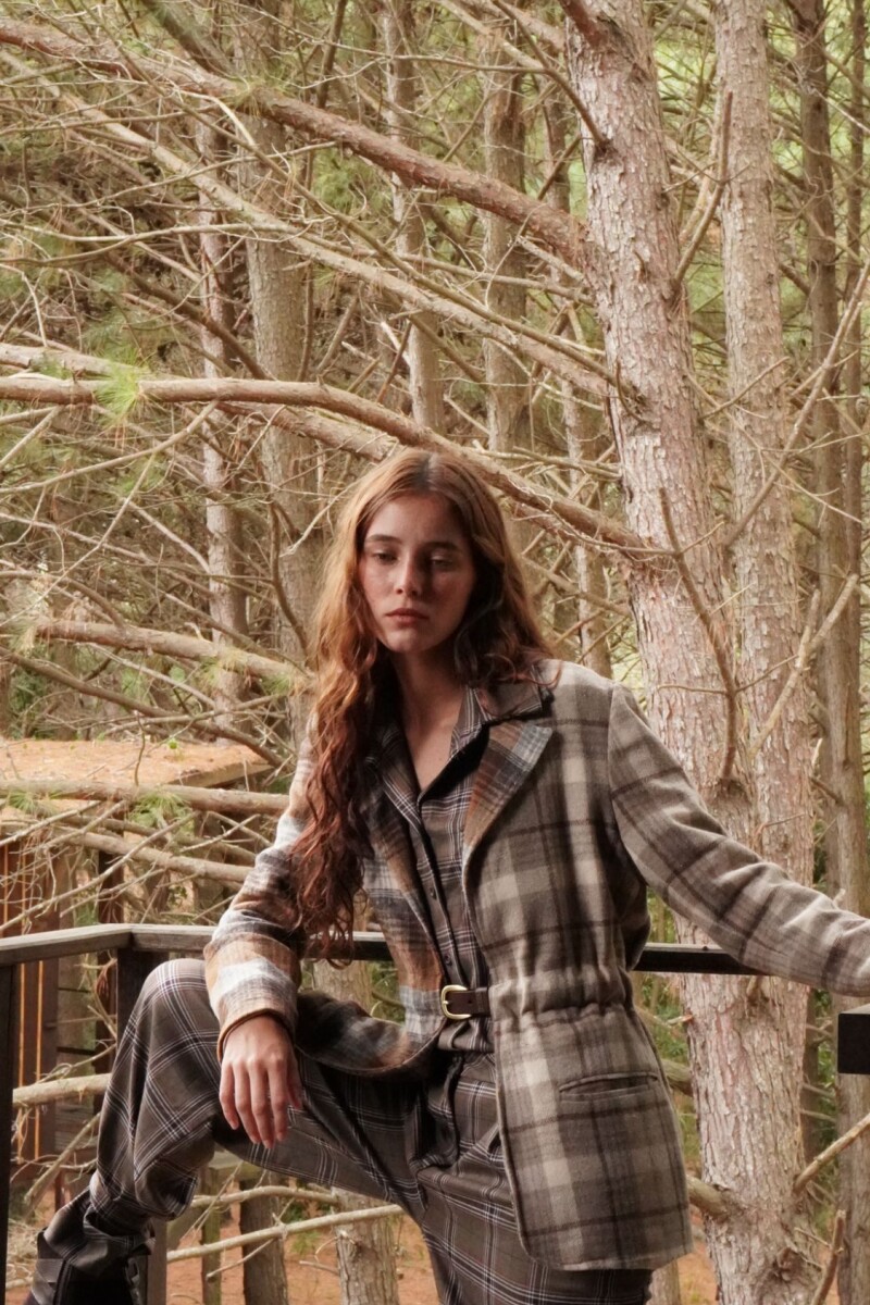 Blazer Simple Cuadrille