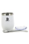 Mate y bombilla de Acero - Discovery Blanco